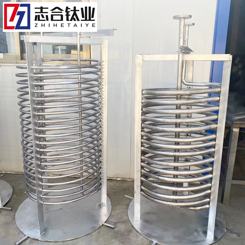 盤管Φ50-Φ4000M加熱和冷卻用鈦鎳鋯盤管廠家量身定制現(xiàn)場(chǎng)安裝